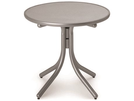 Telescope Casual Embossed Aluminum Top 30 Round Dining Height Table
