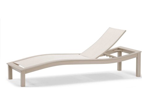 Telescope Casual Bazza MGP Aluminum Sling Contour Armless Chaise