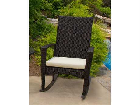 Tortuga Outdoor Bayview Wicker Cushion Rocking Lounge Chair