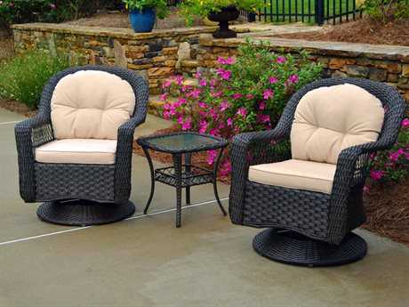 Tortuga Outdoor Biloxi Wicker 3Pc Bistro Set