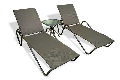 Tortuga Outdoor Fiji Aluminum Wicker Lounge Set
