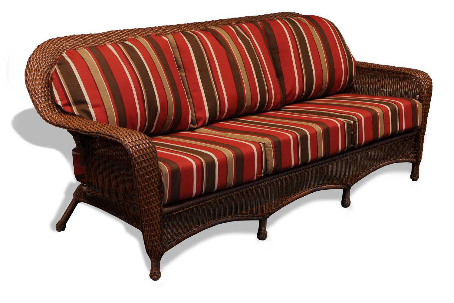 Tortuga Outdoor Lexington Wicker Cushion Sofa | LEX-S1