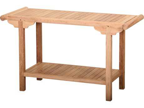 Tortuga Outdoor Jakarta Teak 51 x 17.5 Rectangular Console Table