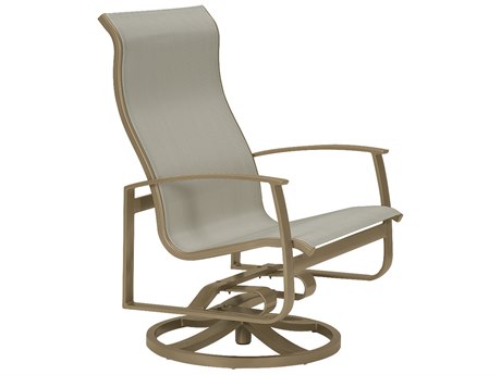 Tropitone Mainsail Sling Aluminum Swivel Action Lounge Chair