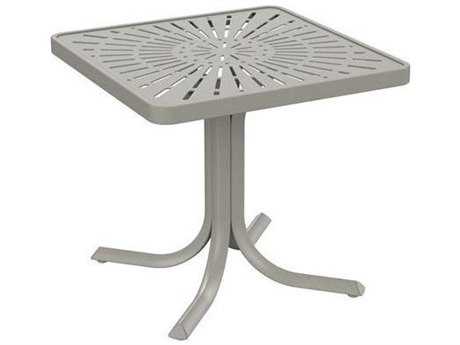 Tropitone Patterned Aluminum – La'stratta 24 Square End Table