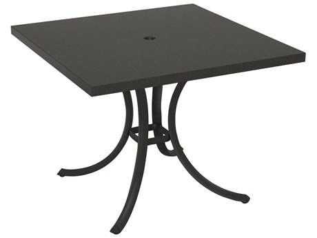 Tropitone Ion Aluminum 36 Square Dining Umbrella Table