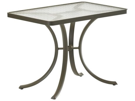 Tropitone Cast Aluminum 36 x 24 Rectangular Dining Table
