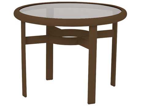 Tropitone Cast Aluminum 24 Round End Table