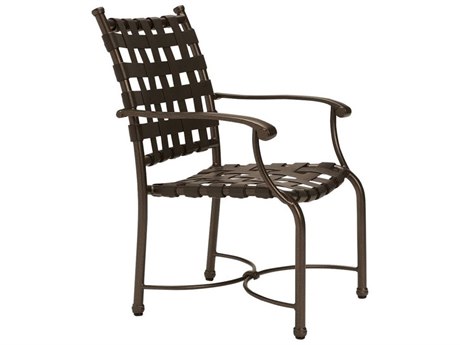 Tropitone Sorrento Cross Strap Extruded Aluminum Dining Chair
