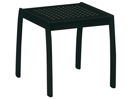 Tropitone South Beach Aluminum 20 x 17.5 Rectangular Tea Table