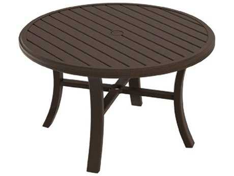 Tropitone Banchetto Aluminum 42 Round Chat Table