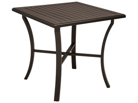 Tropitone Banchetto Aluminum 42 Square Bar Table
