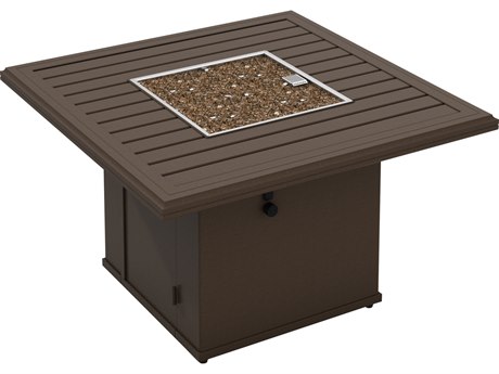 Tropitone Banchetto Fire Pits - Manual Ignition 42 Square Fire Pit (24 square base)