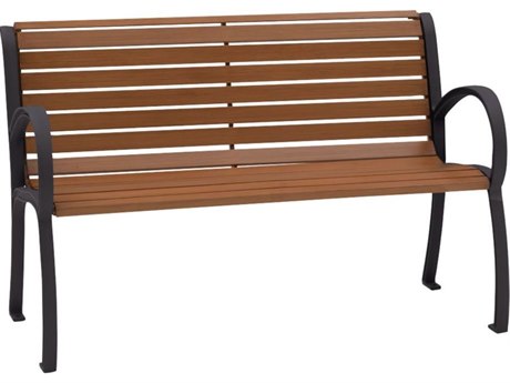 Tropitone District 4' Faux Wood Bench