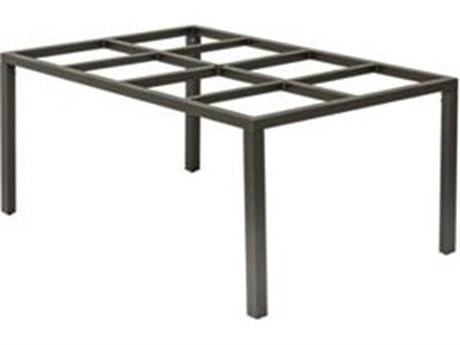 Tropitone Parsons Aluminum 64 x 41 Rectangular KD Dining Table Base