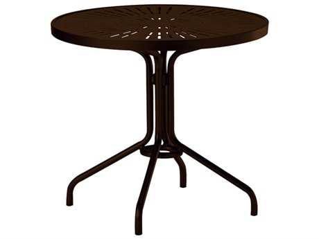 Tropitone La Stratta Aluminum 30 Round Dining Table