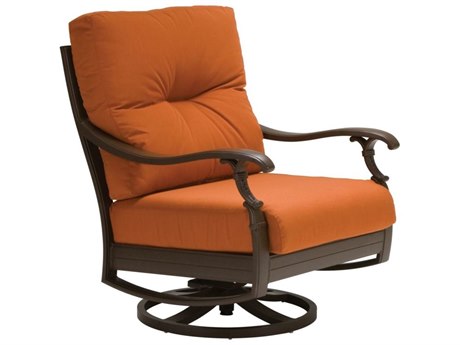 Tropitone Ravello Cushion Aluminum Swivel Action Lounge Chair