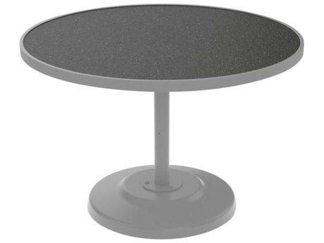Tropitone Hpl Raduno Aluminum 42 Round KD Pedestal Dining Table