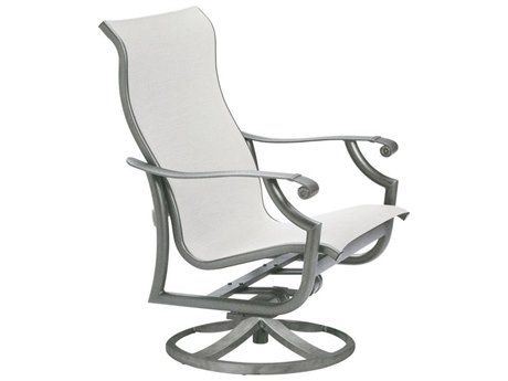 Tropitone Montreux Sling Aluminum Swivel Lounge Chair