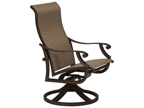 Tropitone Montreaux II Sling Aluminum High Back Swivel Rocker