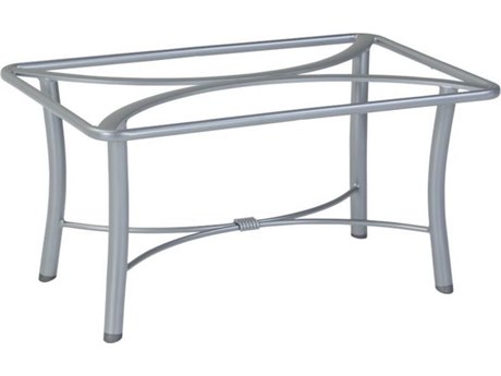 Tropitone Bases Cast Aluminum Rectangular Coffee Table Base Only 18H
