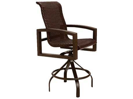 Tropitone Lakeside Woven Swivel Bar Stool