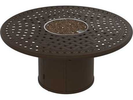 Tropitone Garden Terrace Fire Pits - Manual Ignition 55 Round Fire Pit (24 round base)