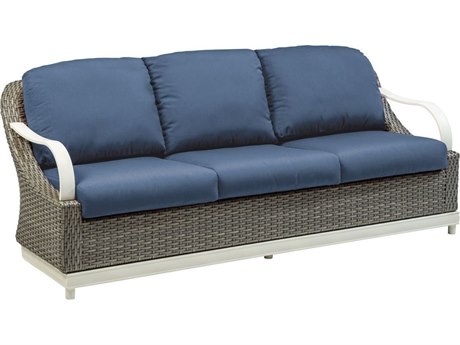 Tropitone Shoreline Cushion Hatch Weave Sofa
