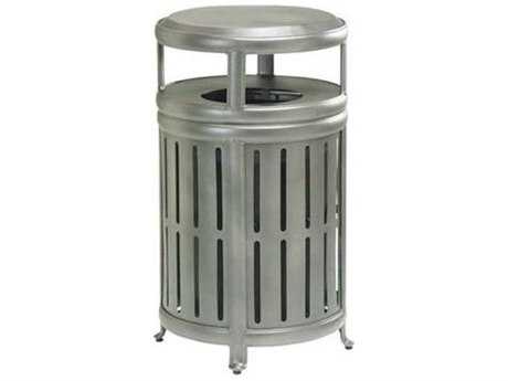 Tropitone Radiance Waste Receptacle Aluminum 43H