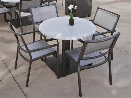 Tropitone Cabana Club Aluminum Dining Set