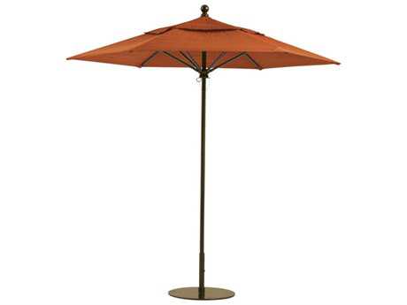 Tropitone Portofino III Aluminum 7' Hexagon Manual Lift Umbrella