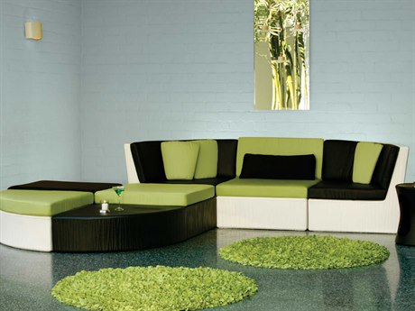 Tropitone Mobilis Recycled Plastic Sectional Set