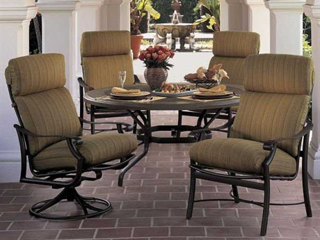 Tropitone Montreux Cushion Aluminum Dining Set
