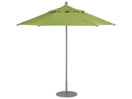 Tropitone Portofino Aluminum 9' Hexagon Manual Lift Umbrella