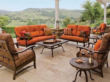 Tropitone Ravello Cushion Aluminum Deep Seating Lounge Set