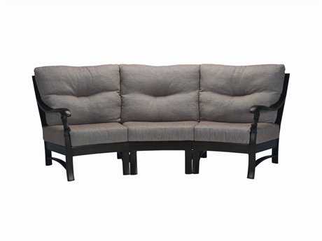 Tropitone Ravello Cushion Crescent Aluminum Sectional Sofa
