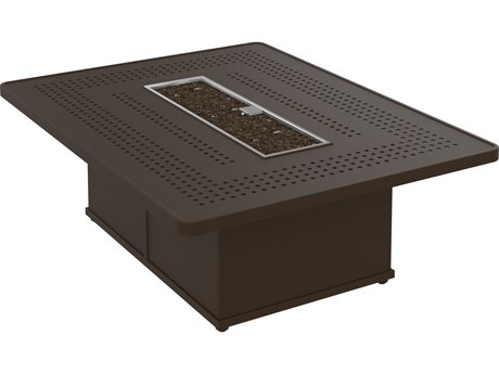 Tropitone Boulevard Fire Pits - Manual Ignition 54 x 42 Rectangular Fire Pit (36 x 24 rectangular base)