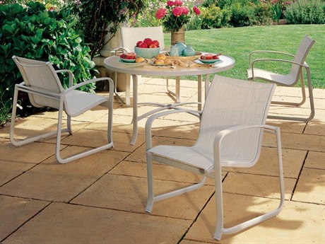 Tropitone Spinnaker Sling Aluminum Dining Set