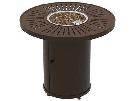 Tropitone La'Stratta Fire Pits - Manual Ignition 30 Round Fire Pit (15 1/2 round base)