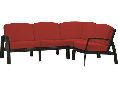 Tropitone South Beach Cushion Aluminum Sectional Set