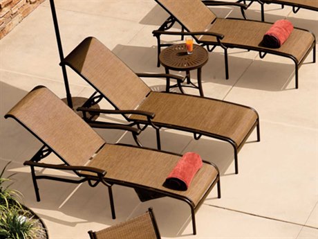 Tropitone Sorrento Relaxed Sling Extruded Aluminum Lounge Set