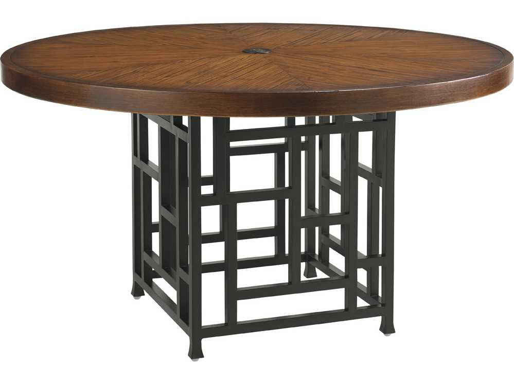 Tommy Bahama Outdoor Ocean Club Resort Aluminum 54'' Round Weatherstone
