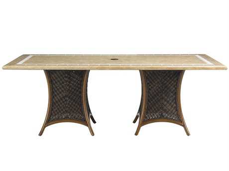 Tommy Bahama Outdoor Island Estate Lanai Wicker Dining Table