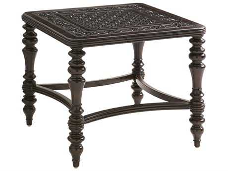 Tommy Bahama Outdoor Black Sands Cast Aluminum 28.75'' Square End Table