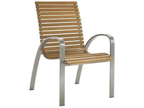 Tommy Bahama Outdoor Tres Chic Steel Teak Dining Chair