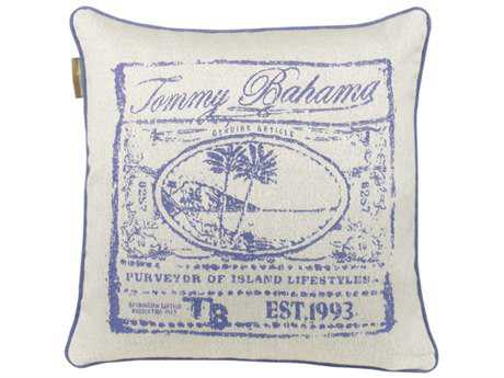 Tommy Bahama Outdoor Paradise 20'' x 20'' Cobalt Pillow
