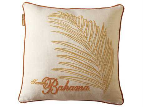 Tommy Bahama Outdoor Paradise 24 x 24 Salmon Pillow