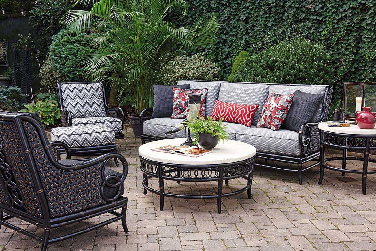 Tommy Bahama Outdoor Marimba Wicker Lounge Set MRMBLNG14