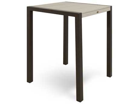 Trex® Surf City Recycled Plastic 30 Square Bar Table