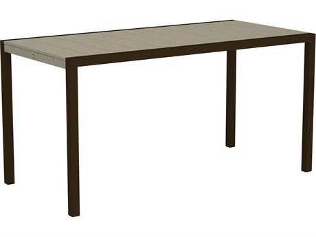 Trex® Surf City Recycled Plastic 73 x 36 Rectangular Counter Table